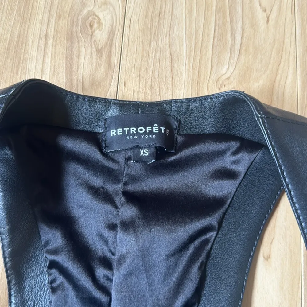 Retrofête Retrofete leather vest - Image 2