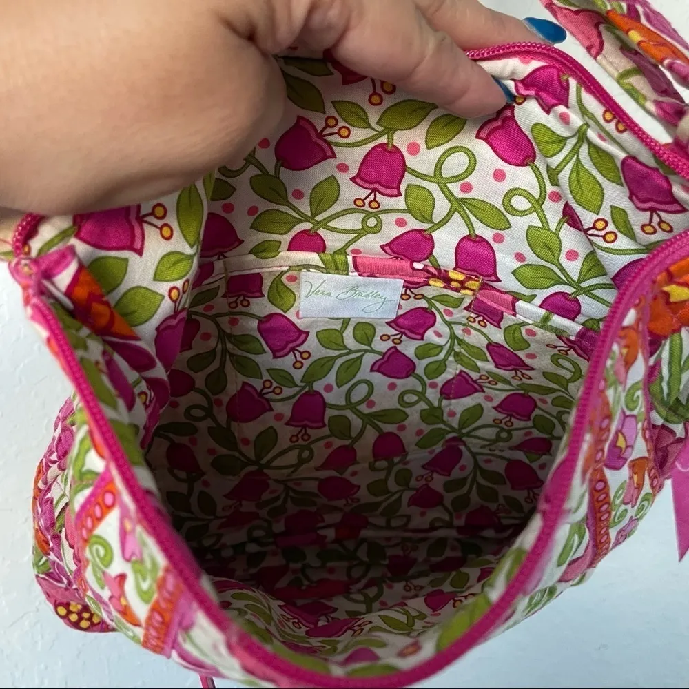 Vera‎ Bradley Hipster Crossbody in Lilli Bell/ Easter Tulips - Image 6