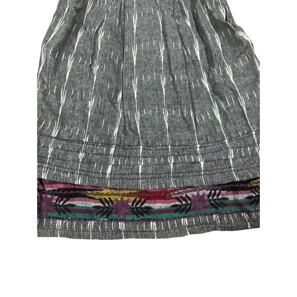 Free People New Romantics WeatherVane Ikat Print Sleeveless Midnight Emb… - Image 8