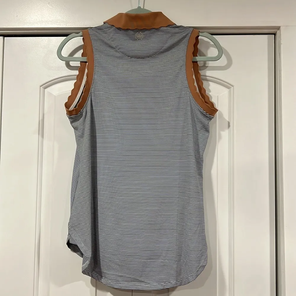 Peter millar women’s opal sleeveless stretch polo golf shirt medium - Image 7