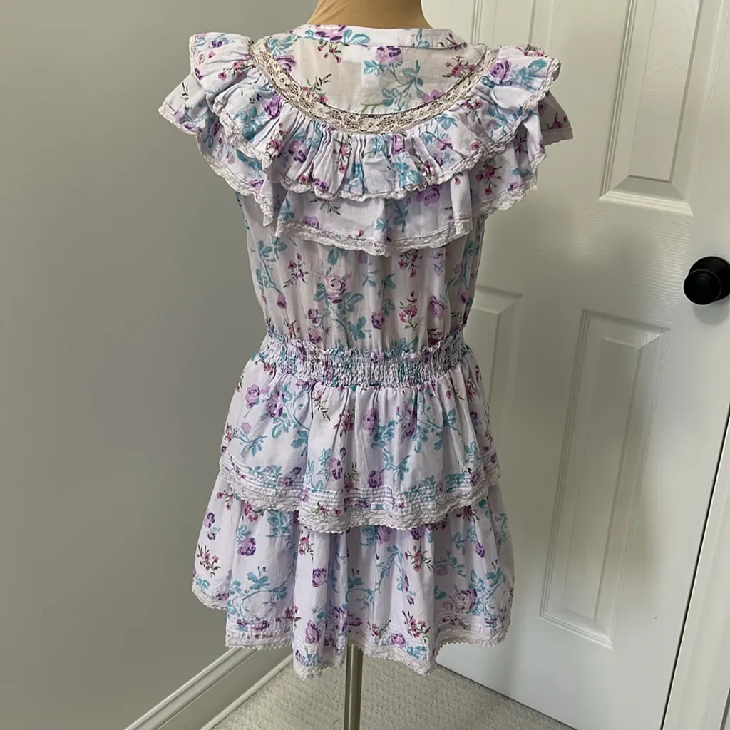LoveShackFancy x Target Lou Double Ruffle Dress Size M - Image 5
