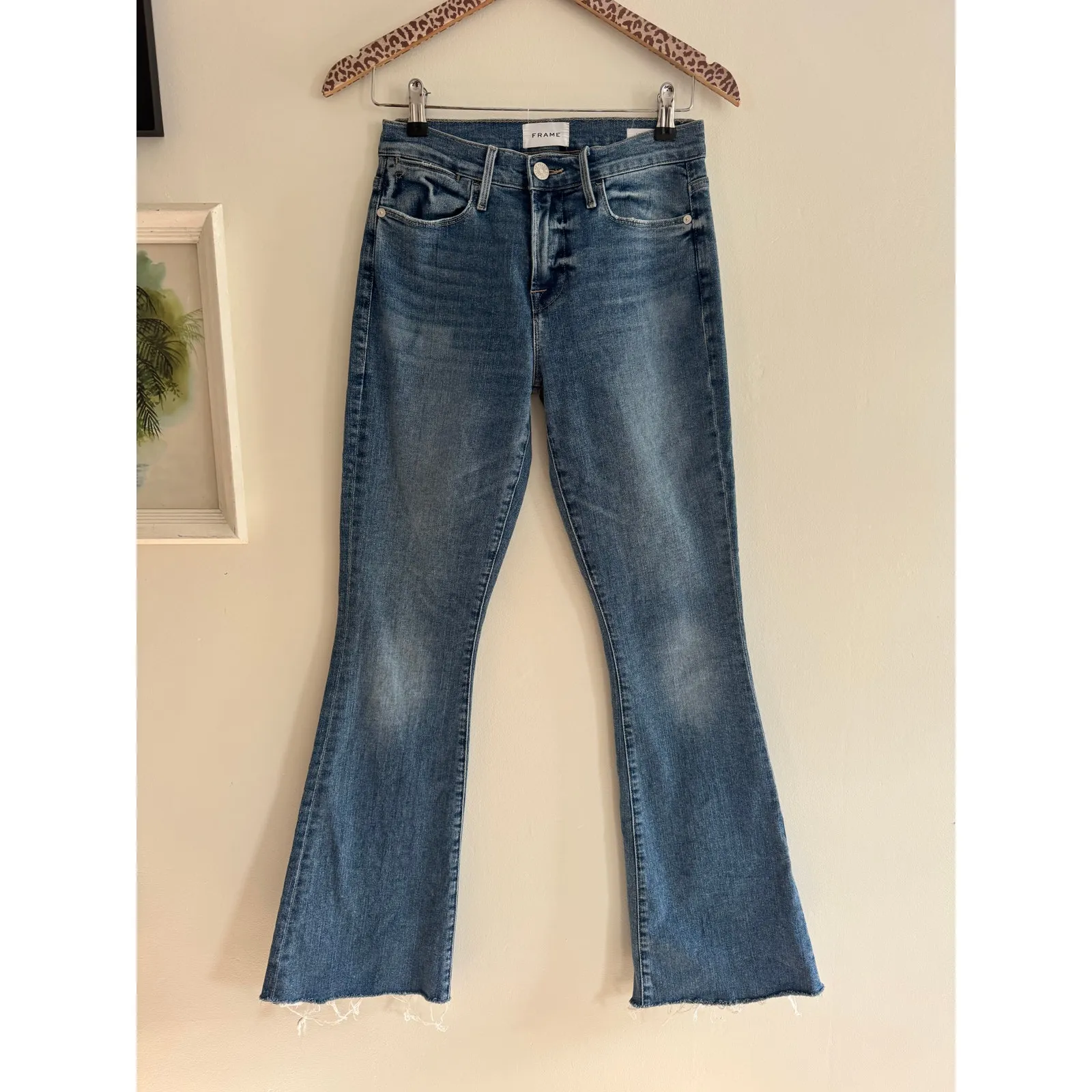 Frame  Le High Flare Jeans in Cairo Size 25 - Image 8
