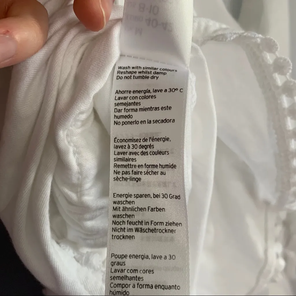 Topshop V-neck Ruffle Neck Jersey Romper Size Medium - Image 8