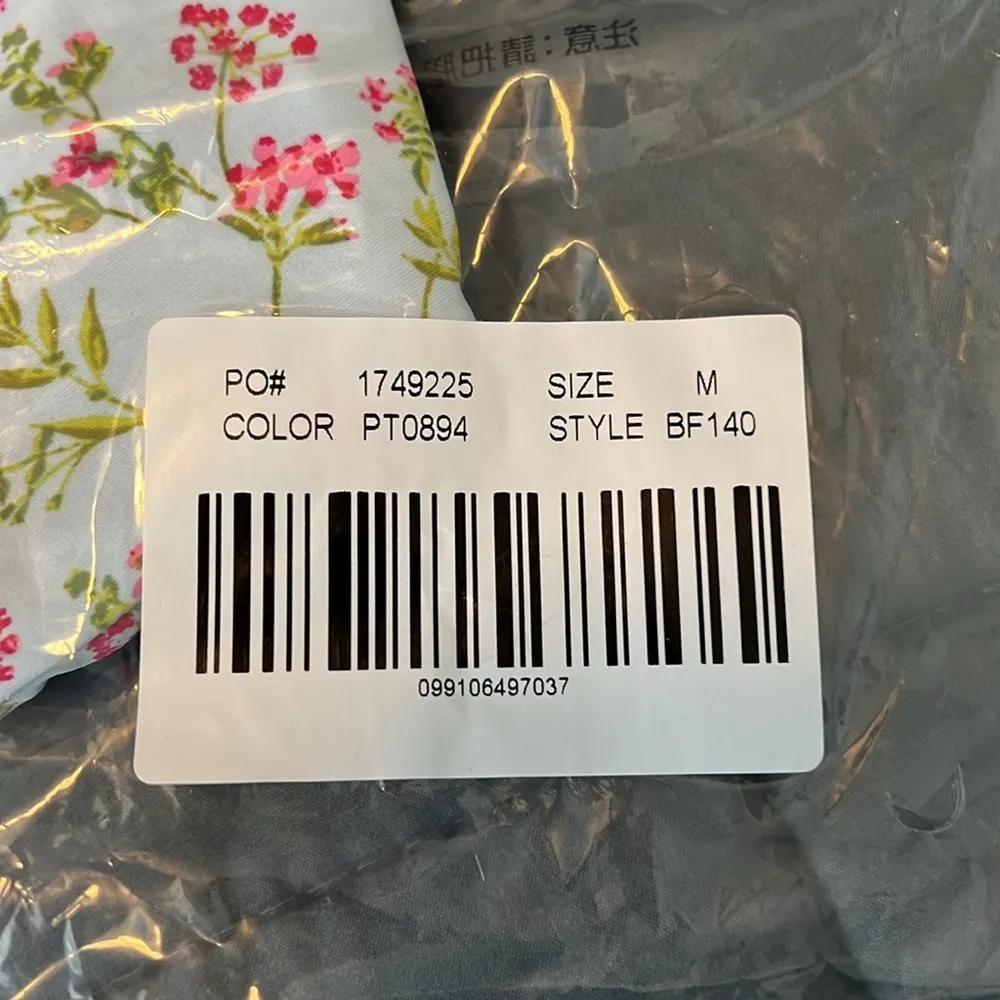 JCrew Curved Waist Cheeky Bikini Bottom Cloud Meadow Floral Size Medium NWT - Image 7