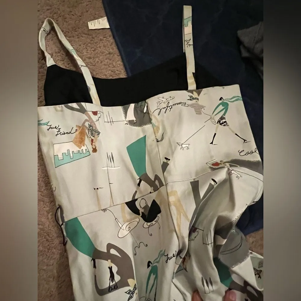 Robin Jordan ladies of the town dress 8 Gray - Image 4