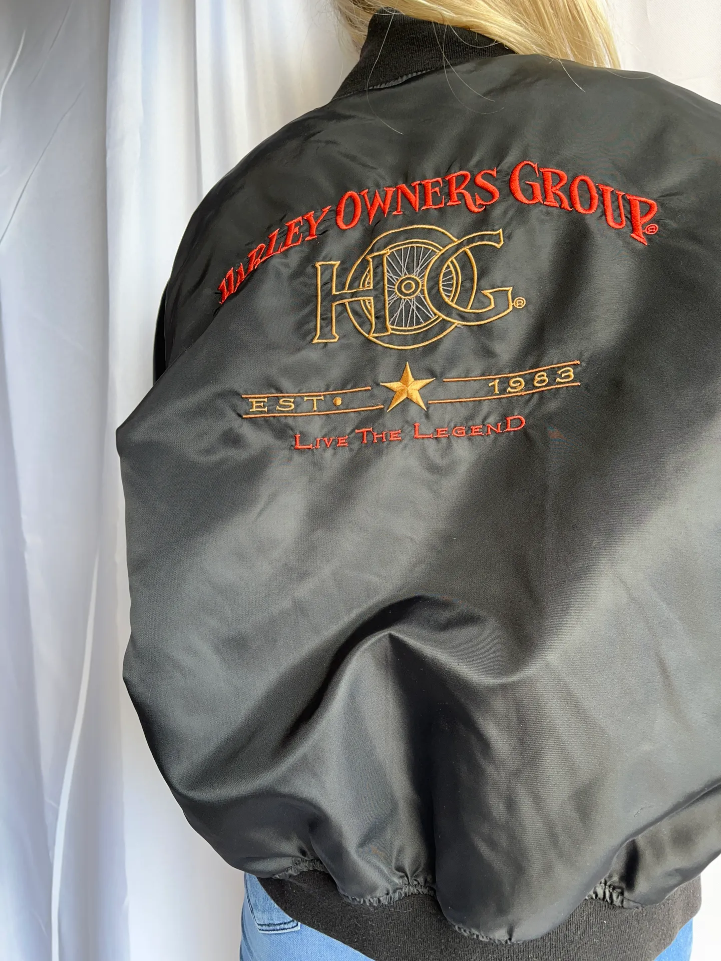 Harley Davidson Bomber Jacket - Image 7