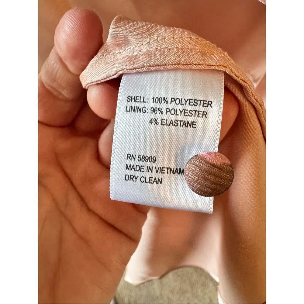 Alex Marie Lana Floral Print Long Puffed Sleeve Mock Neck Tiered Hem Dress Size - Image 10