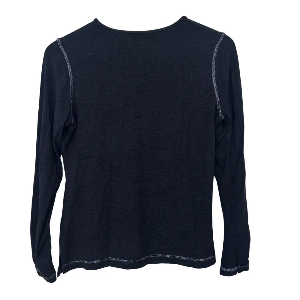 Snoskins Black Long Sleeve Shirt Sz L Size L - Image 4