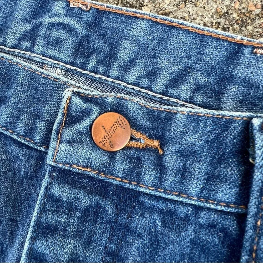 Vintage 90s wrangler 14 MWZ high-rise cowgirl fit western cut jeans 11x30 - Image 4