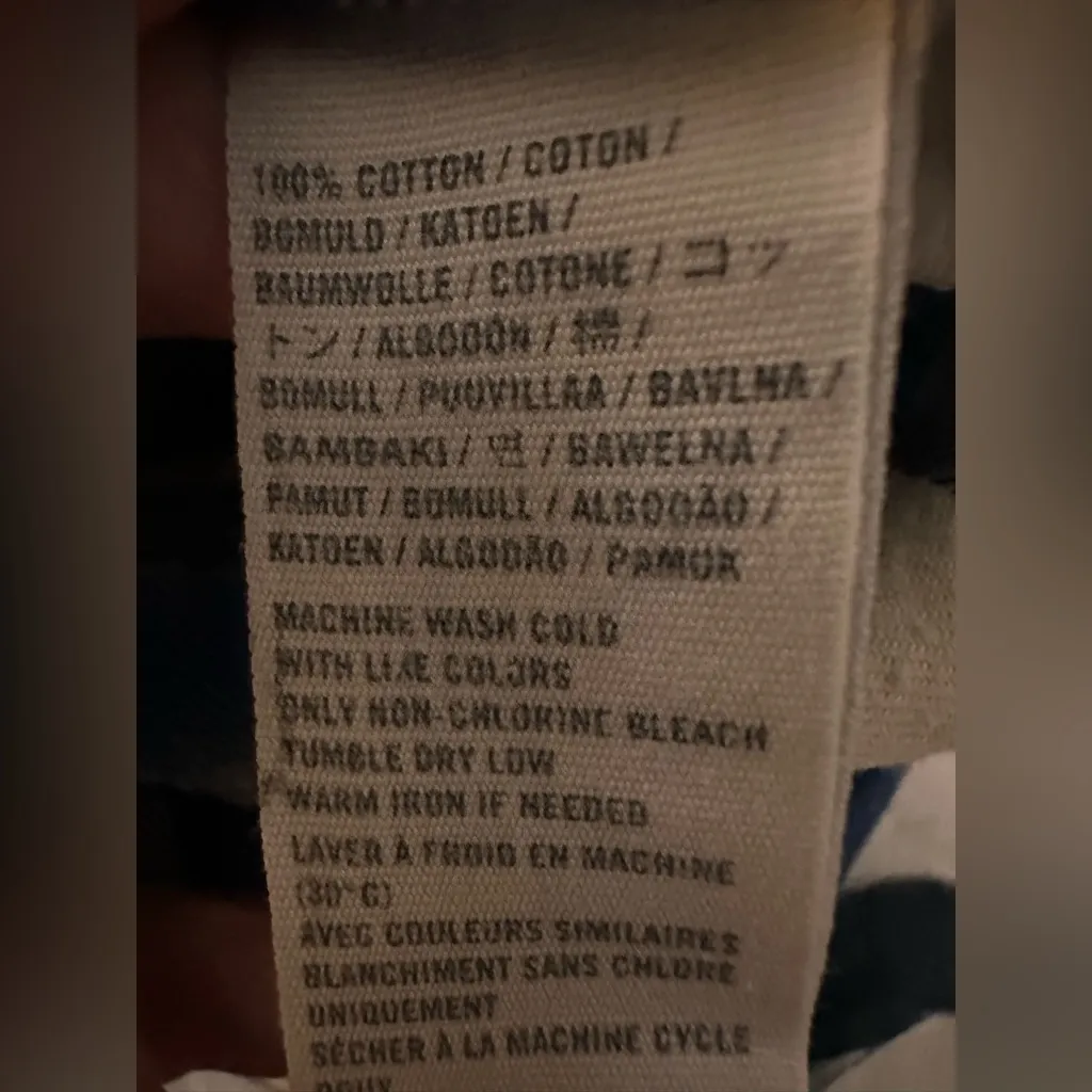 Abercrombie & Fitch Navy Checkered Flannel Shirt Muscle Fit - Image 6