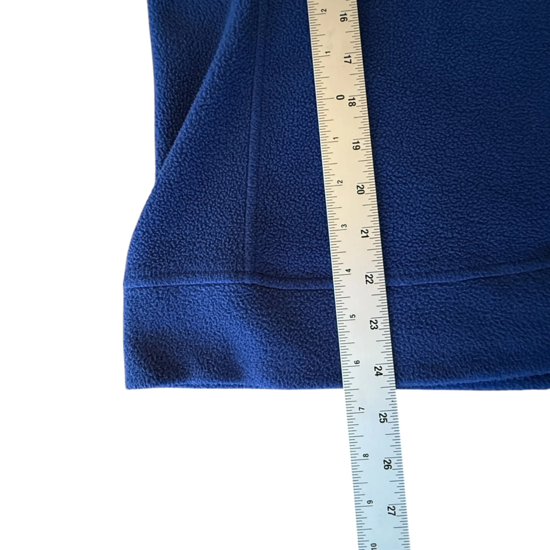 Vineyard Vines Blue Fleece Shirt Snap Button Pullover Women’s Size S - Image 9