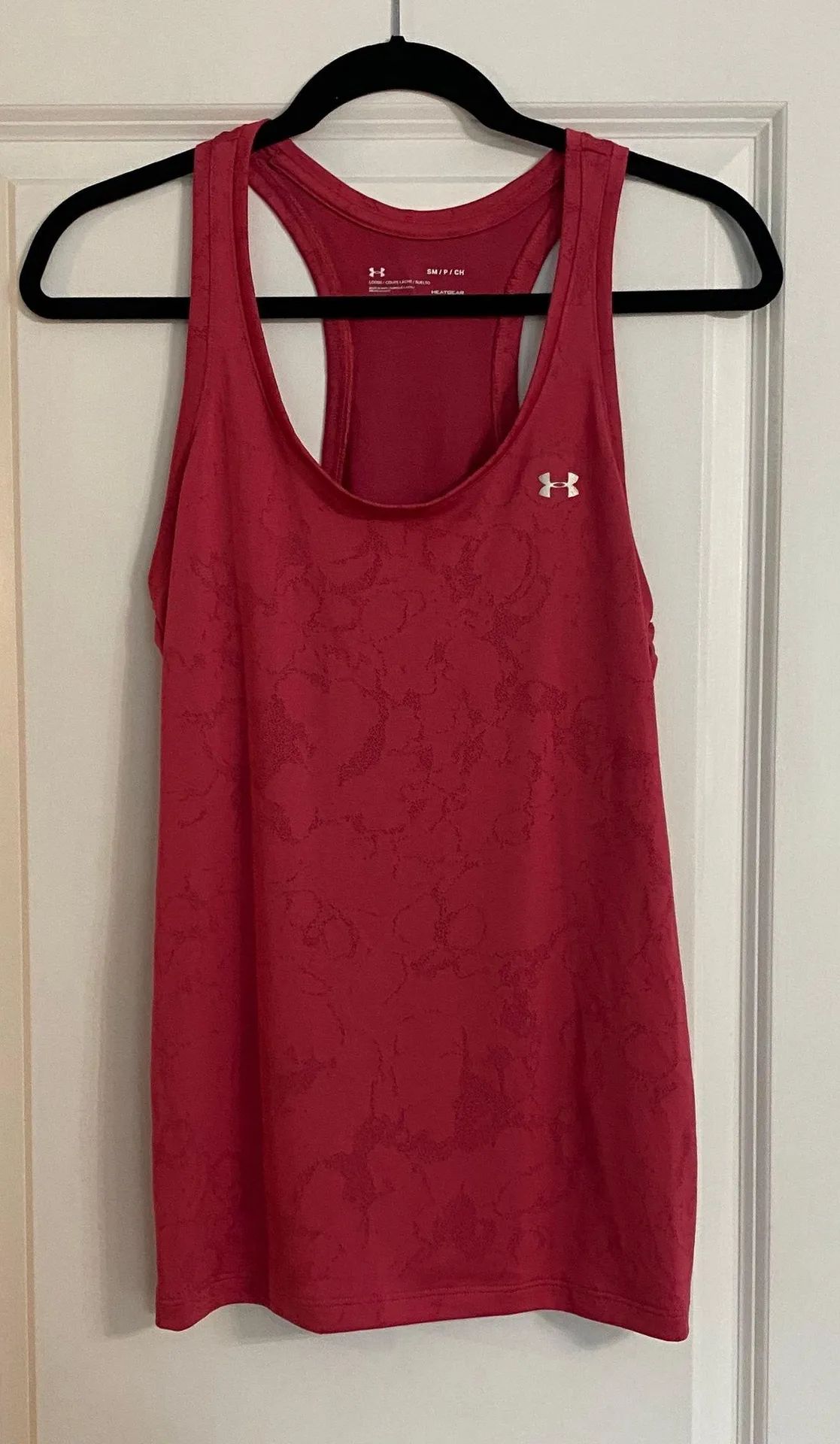 Under Armor Heatgear Loose Pink Floral Tank Top - Image 5