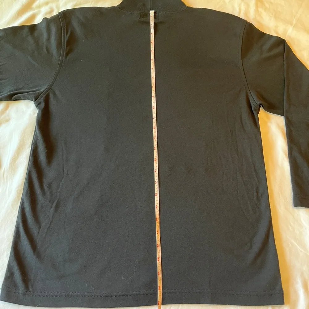 Vintage 90’s Lisa Intl Black Beaded Leopard Long Sleeve Shirt Black Size M EUC Size M - Image 5