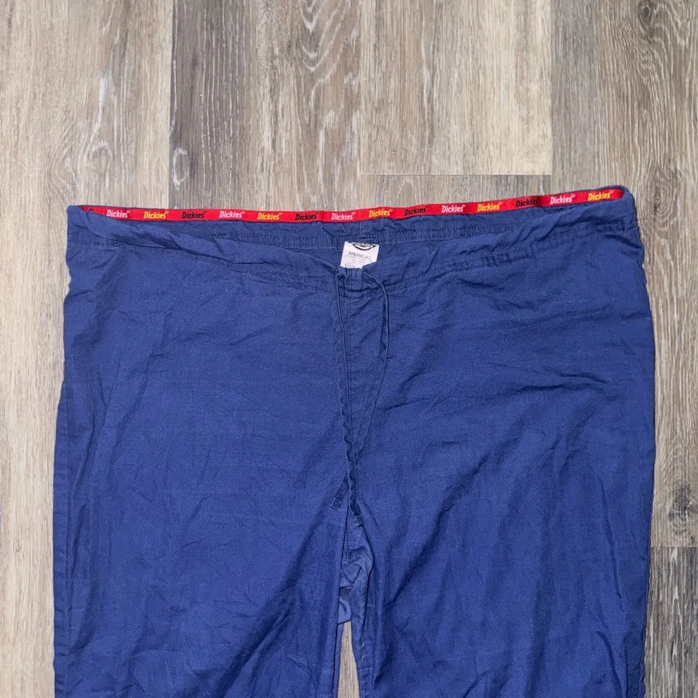 Dickies Blue Medical Scrub Pants - Size Large - Image 2