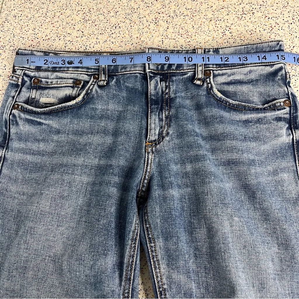 Rag & Bone Dre Low Rise Slim Boyfriend Straight Blue Denim Jeans Women’s Size 26 - Image 10