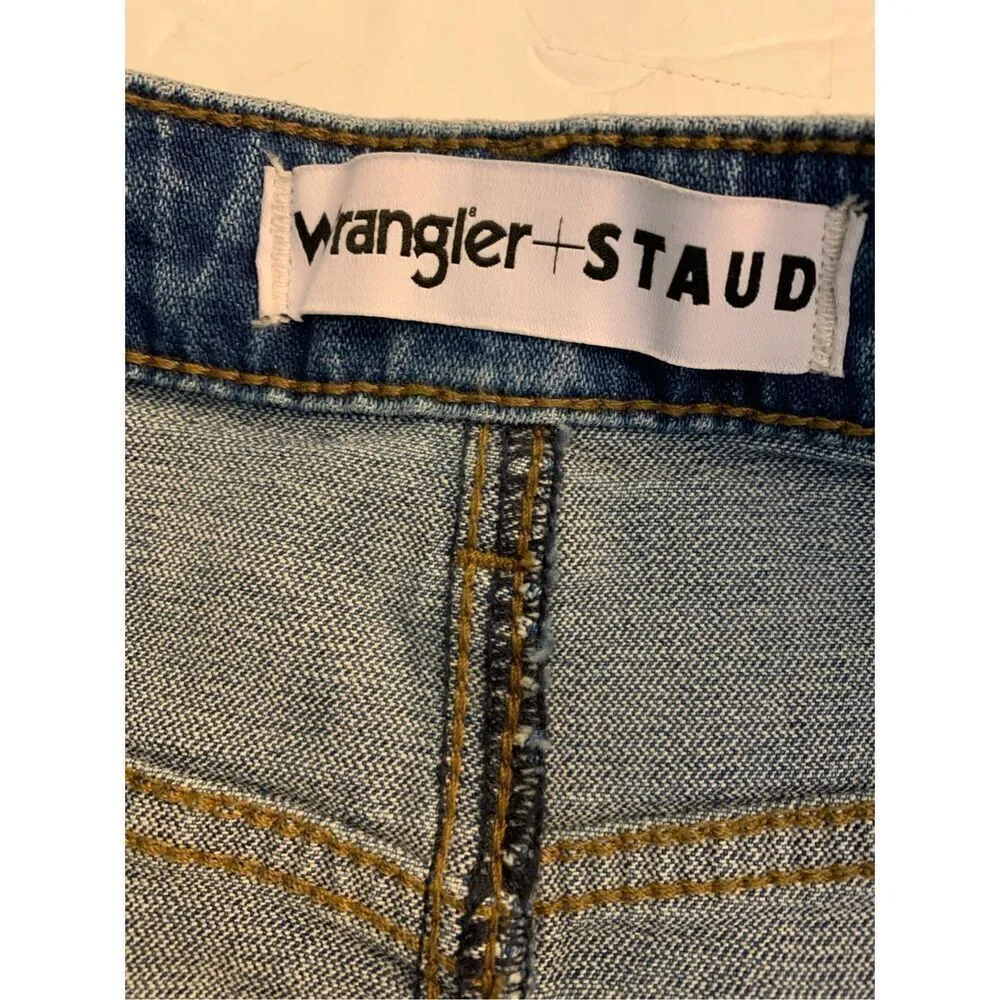 Wrangler x Staud The Pencil Skirt women's size 25 NEW WITH TAGS - Image 7