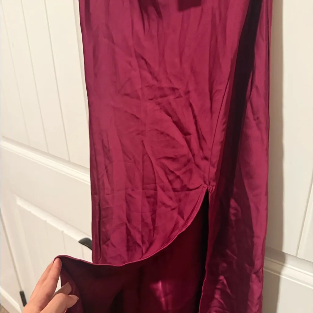 NWT Petal & Pup Vienna Strapless Berry Dress - Image 11