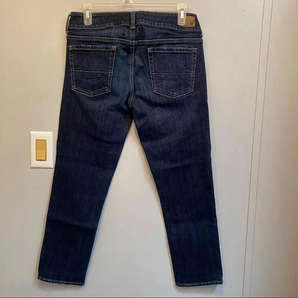 AMERICAN EAGLE Artist Crop Jeans Size 6 - Image 2
