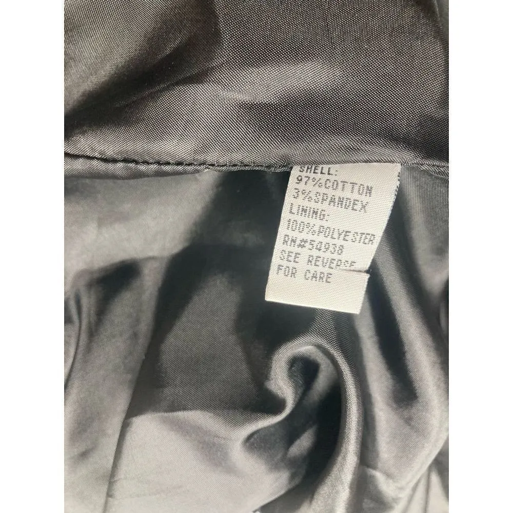 APPRAISAL Women’s Zebra/Animal Print Lightweight‎ Midi Jacket Size Large White - Image 8