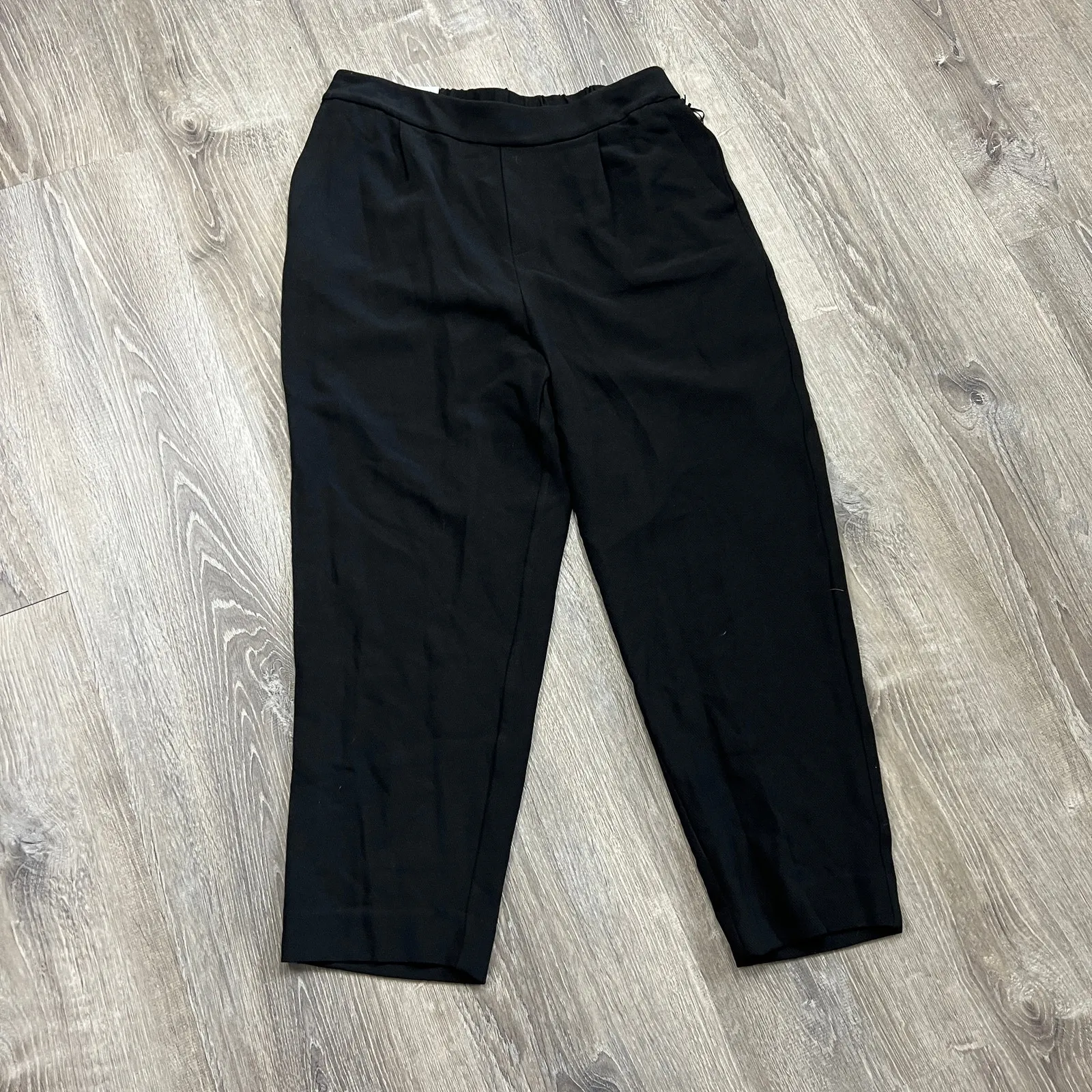 Prologue Women's Black Pleated Straight Leg Ankle Trousers - Size Large - NWT - Image 7