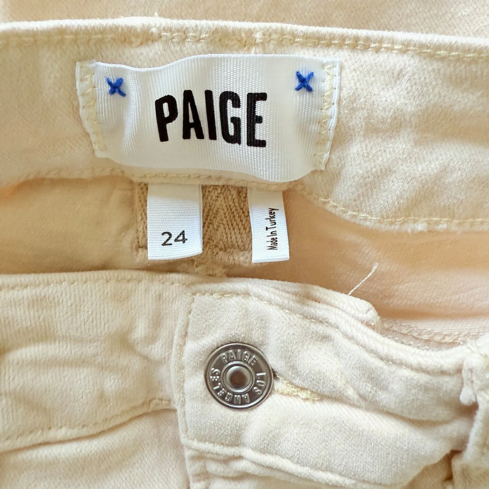 Paige Alexis High Waist Ankle Barrel Cargo Jeans Edgy Slouchy Utility Denim 24 - Image 5