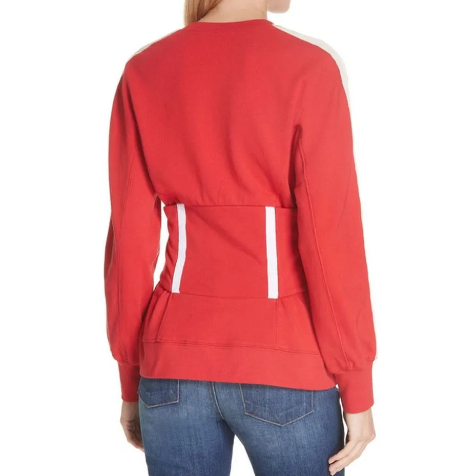 ✨Jonathan Simkhai Corset Sz Small Sweatshirt✨ Red - Image 4