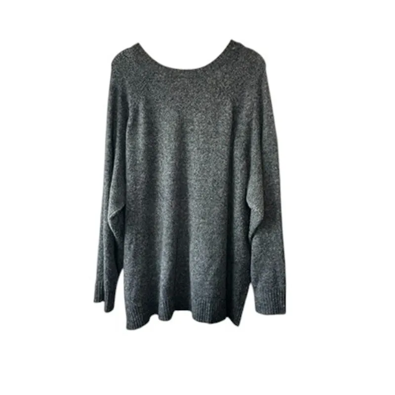 Torrid Charcoal Gray Soft Long Sleeve Round Neck Sweater Women's 3X 22/24 - Image 5