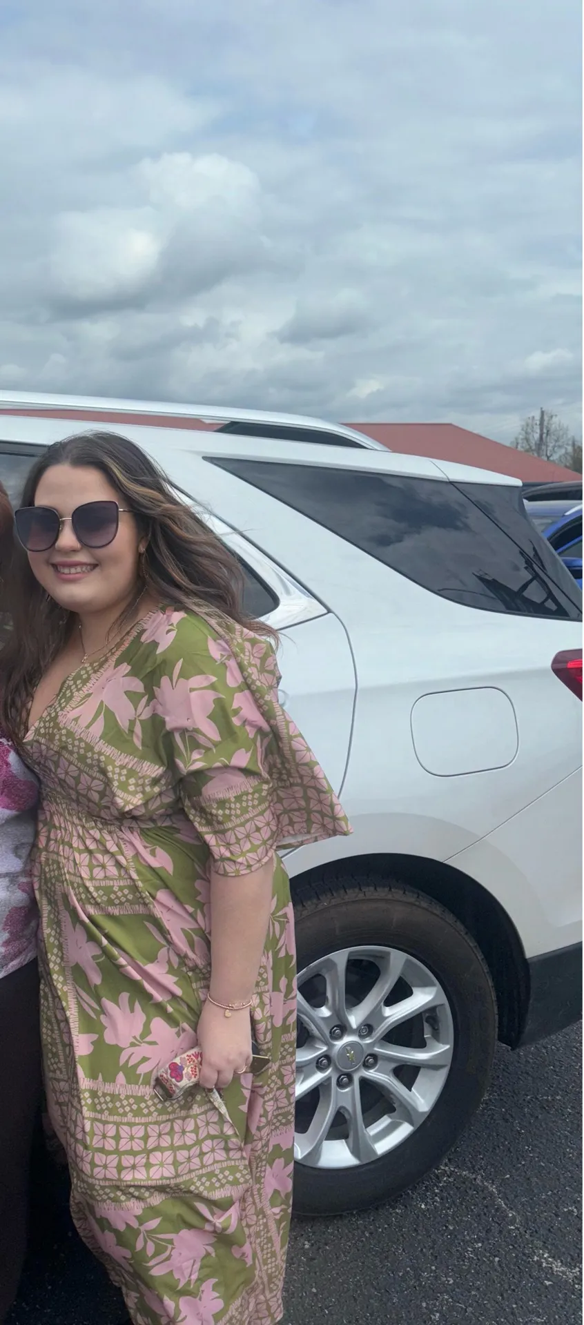 Dressed By Alliah Maxi Dress Green Size L - Image 2