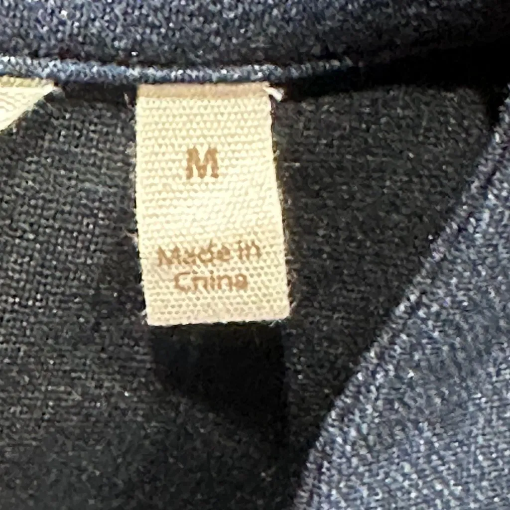 Soft Surroundings Carriageway Jacket Navy Heather Medium‎ Career Professional - Image 9