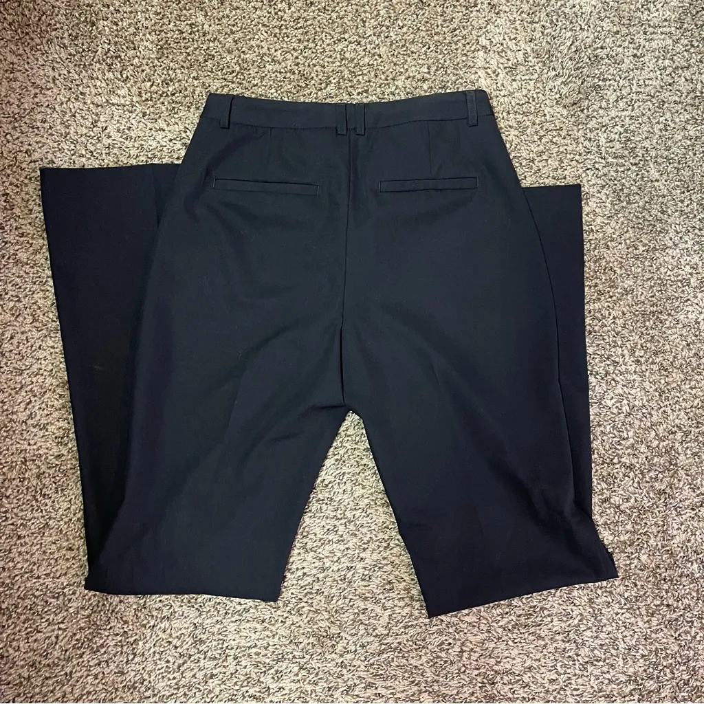 Express Flare Mid Rise Dress Pants size 4R Black NWOT - Image 6