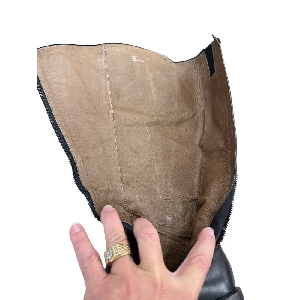 Donald J Pliner Womens Black Leather Knee High Boots Size 6M SKU 7173 - Image 16