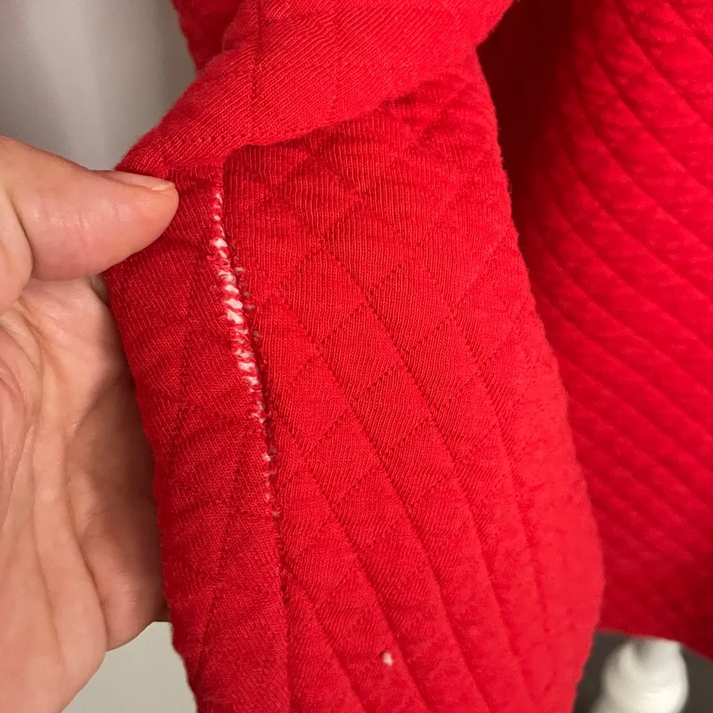 Champion The Ohio State University Buckeyes Women Quilted crewneck sweatshirt XL - Image 5