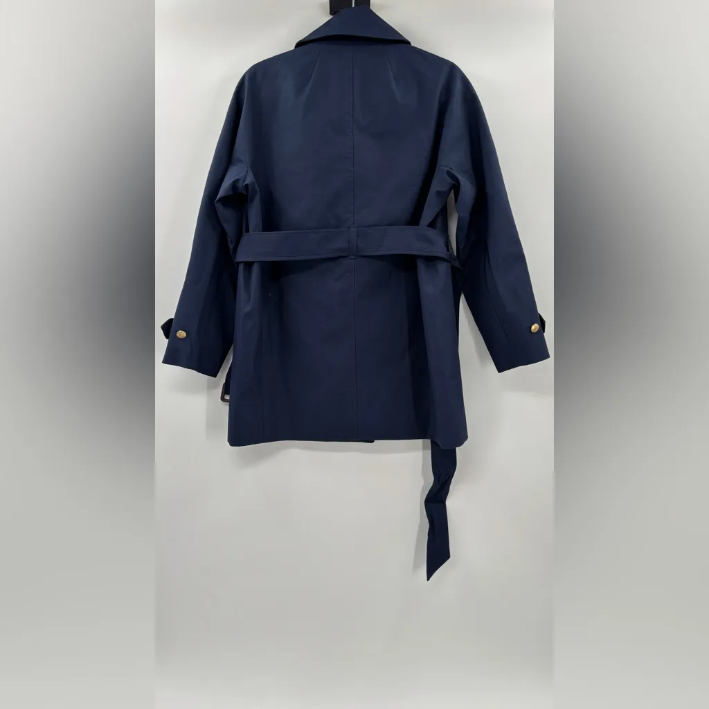J.Crew Short trench coat in Navy - Image 7