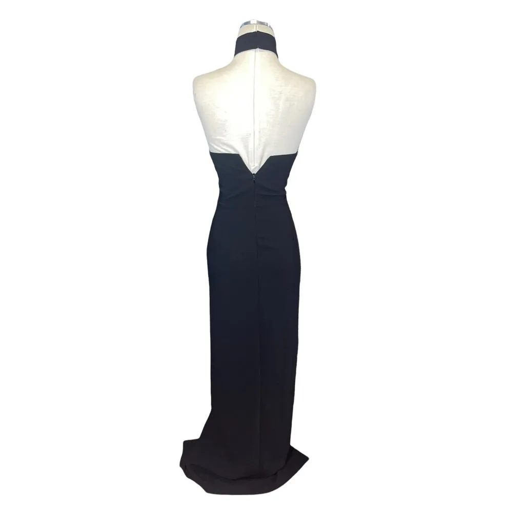 Amanda Uprichard Queen Gown in Black XSmall New Womens Long Dress - Image 6
