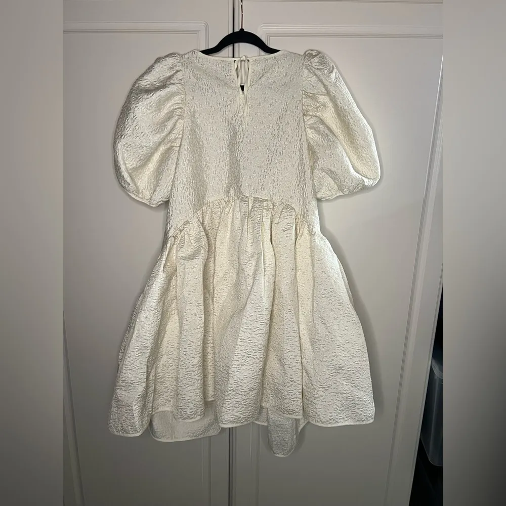 Cottagecore Fairy Brocade Puff Sleeve Voluminous Dress Size 6 - Image 11