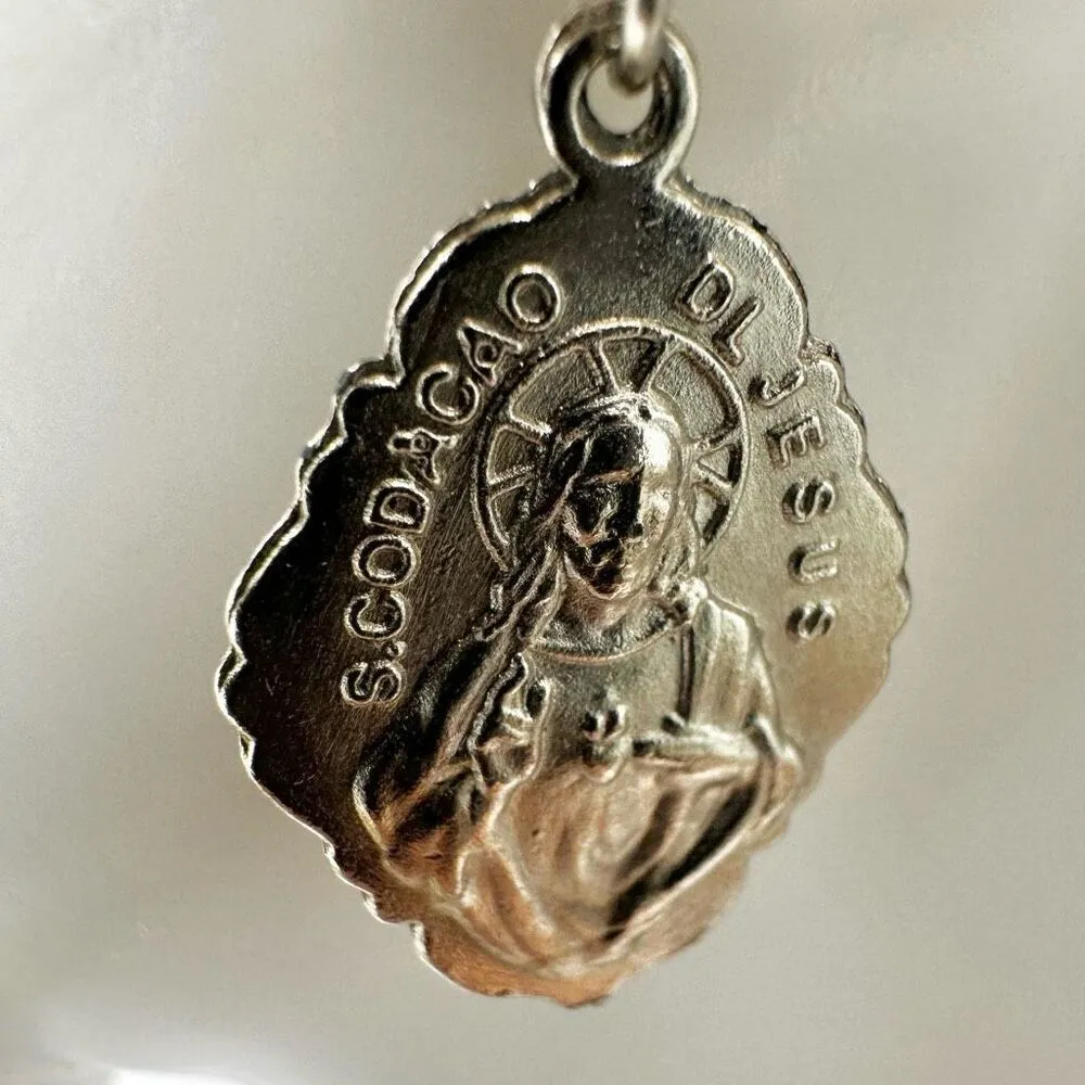 Faux pearl Saint Theresa charm bracelet - Image 11