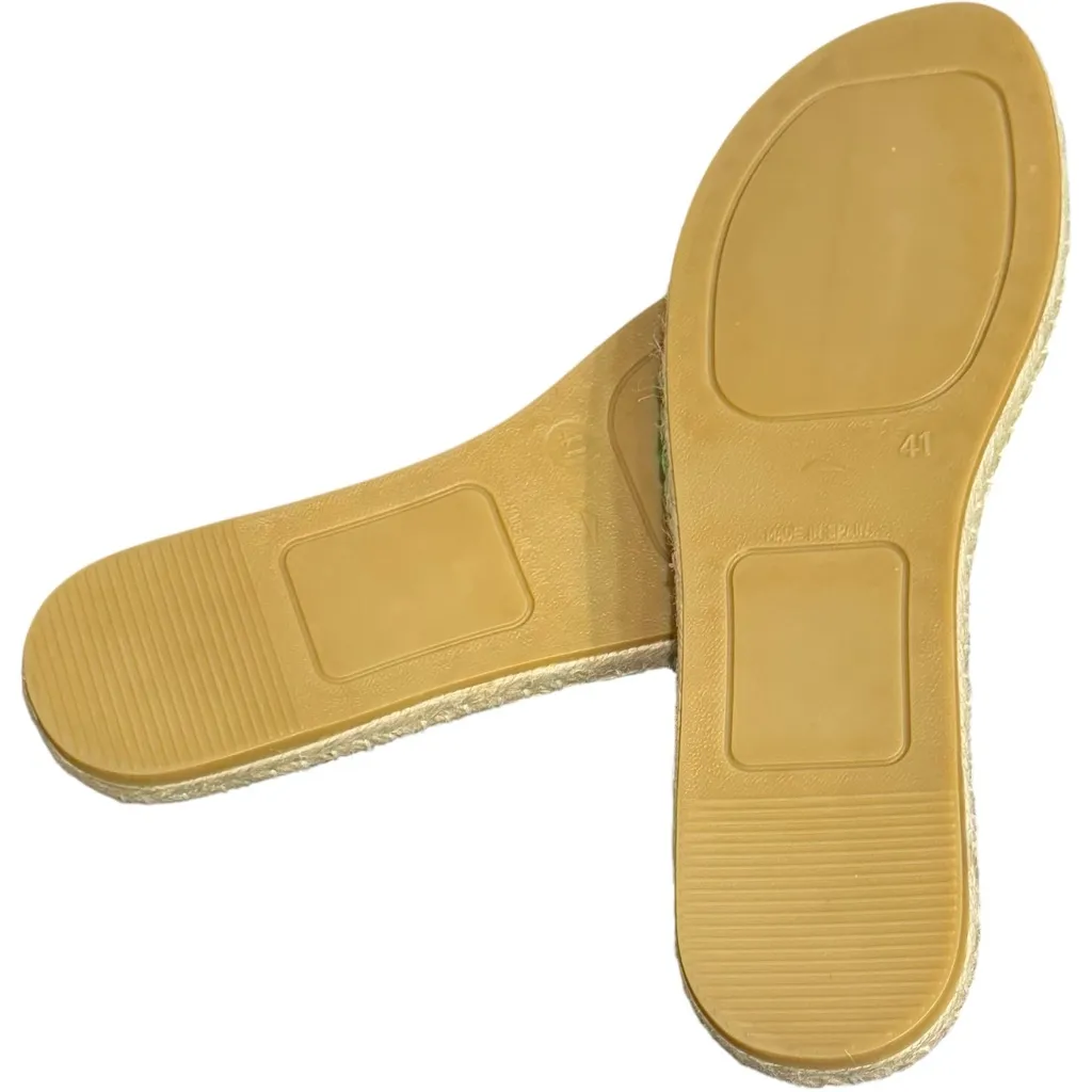 New Eric Michael Green Suede Leather Buckle Slide Sandals Flats 41 / 10-10.5 - Image 7