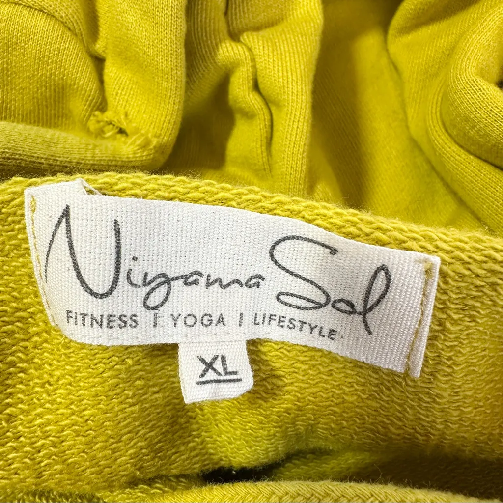 Niyama Sol Women’s Sleeveless Destroyed Hoodie in Chartreuse Yellow XL - Image 10