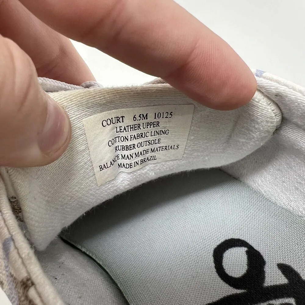 OTBT Shoes Court In Star Blue Gold‎ Leather Lace Up Sneakers Comfort Size 6.5M - Image 11