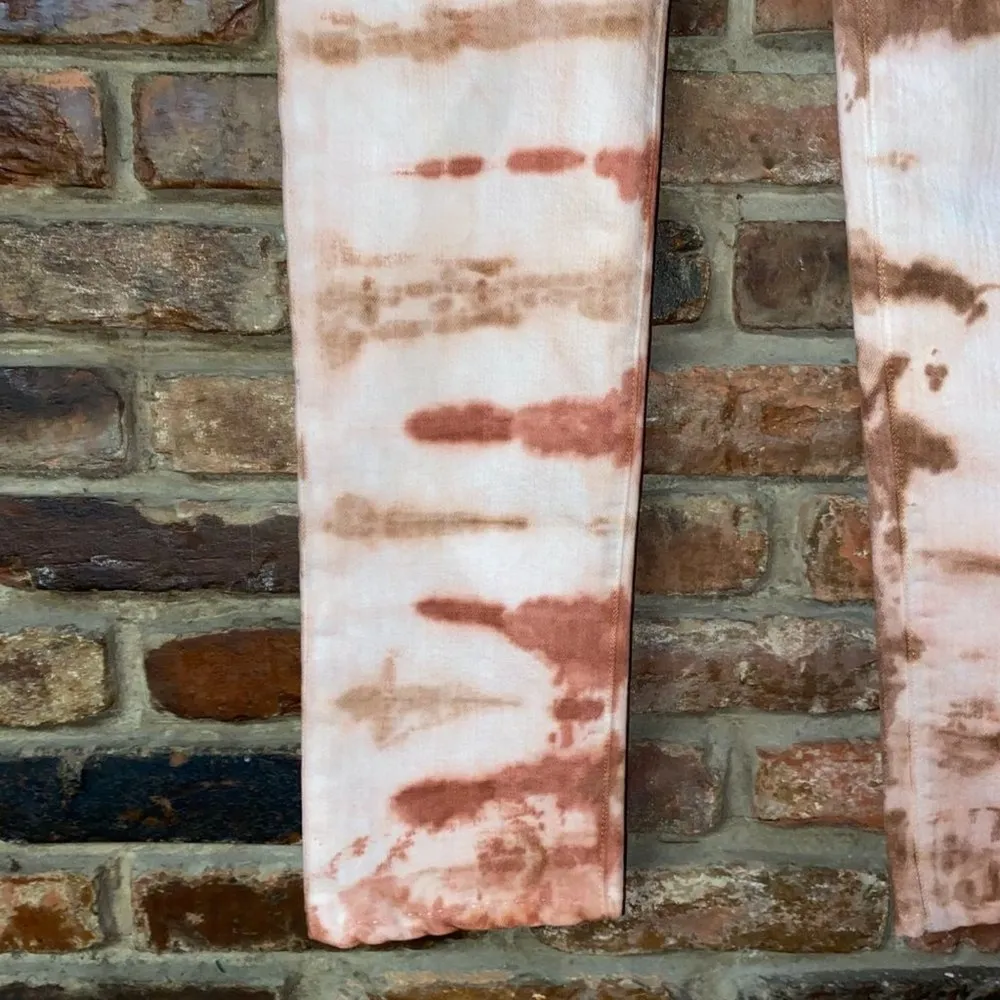 7 For All Mankind Custom Tie Dye Skinny Jeans 30 - Image 4