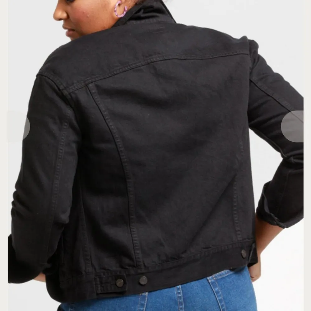 ABLE The Minelia Denim Jacket Black Size XS *NWT* - Image 5