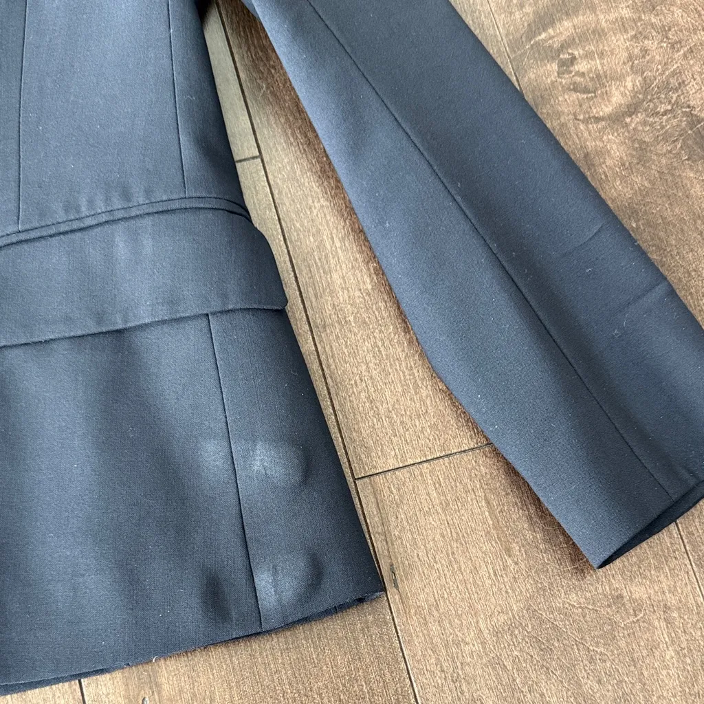 Theory Navy Blue Gabe B Blazer Size 00 - Image 4