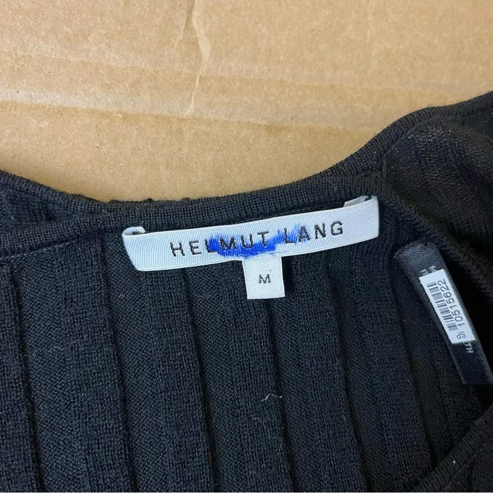 Helmut Lang Double Layer Side Tie Wool Tank Top - Image 8