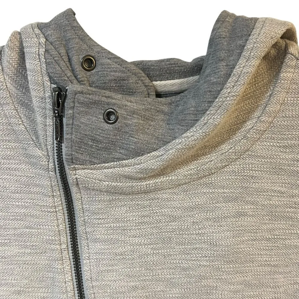 Kuhl Womens Jacket Size MEDIUM Gray Fleece Asymmetrical Gorpcore Outdoor Hiking - Image 2