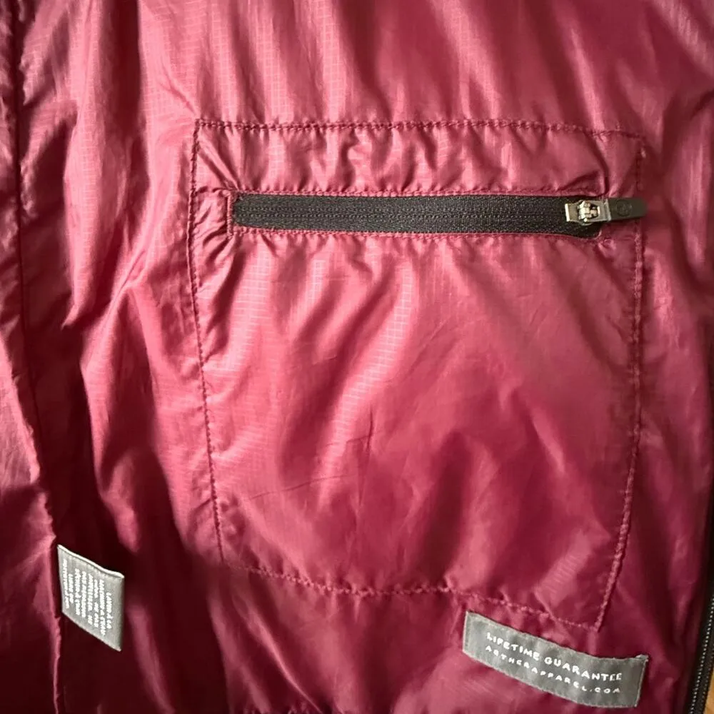 Aether Women's Black Hooded Puffer Jacket Size 2/ Medium - Image 7