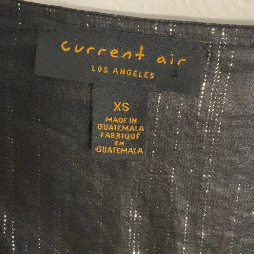 Current Air Shimmering Black blouse‎ size xs - Image 2