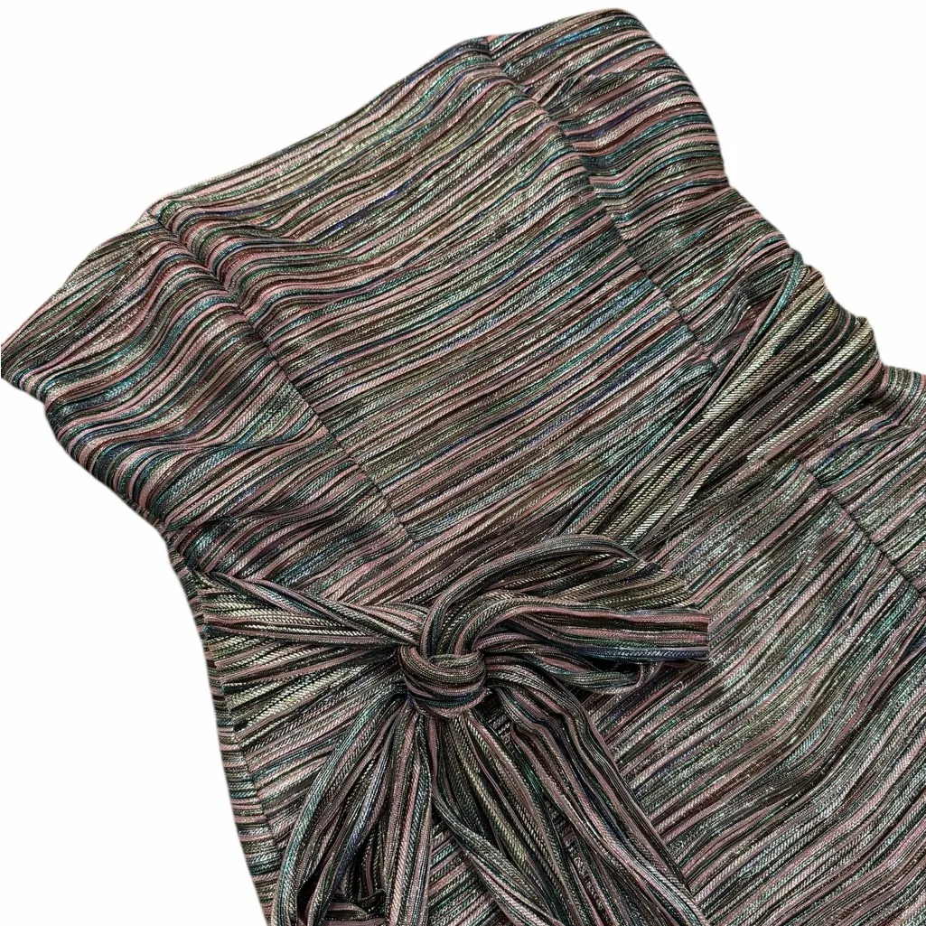 Shoshanna Midnight Women's Strapless Mini Dress Metallic Multi size 10 NWT - Image 12