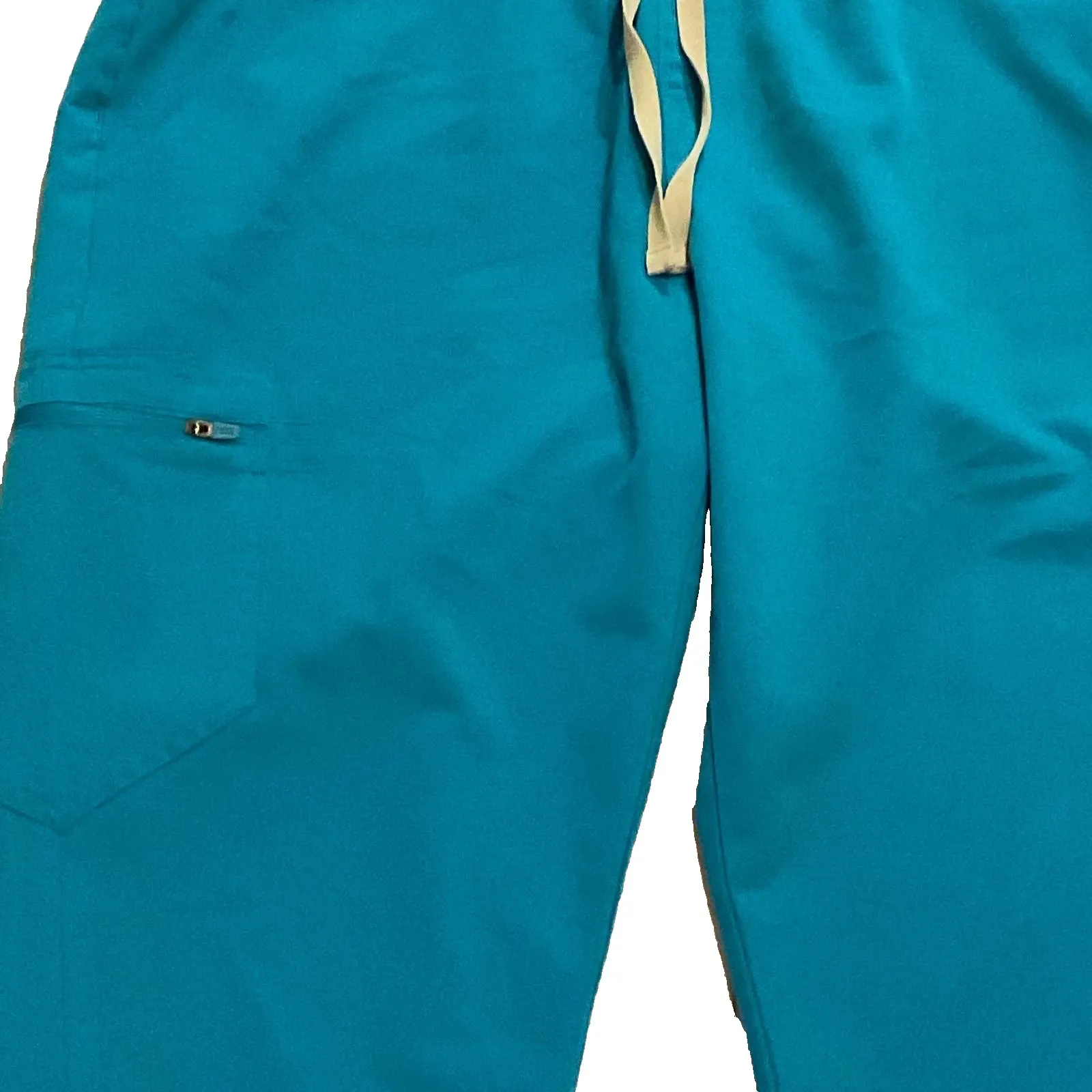 Figs Joggers Cargo Pants Green‎ High Waisted Scrubs Pockets Women Size XL - Image 5