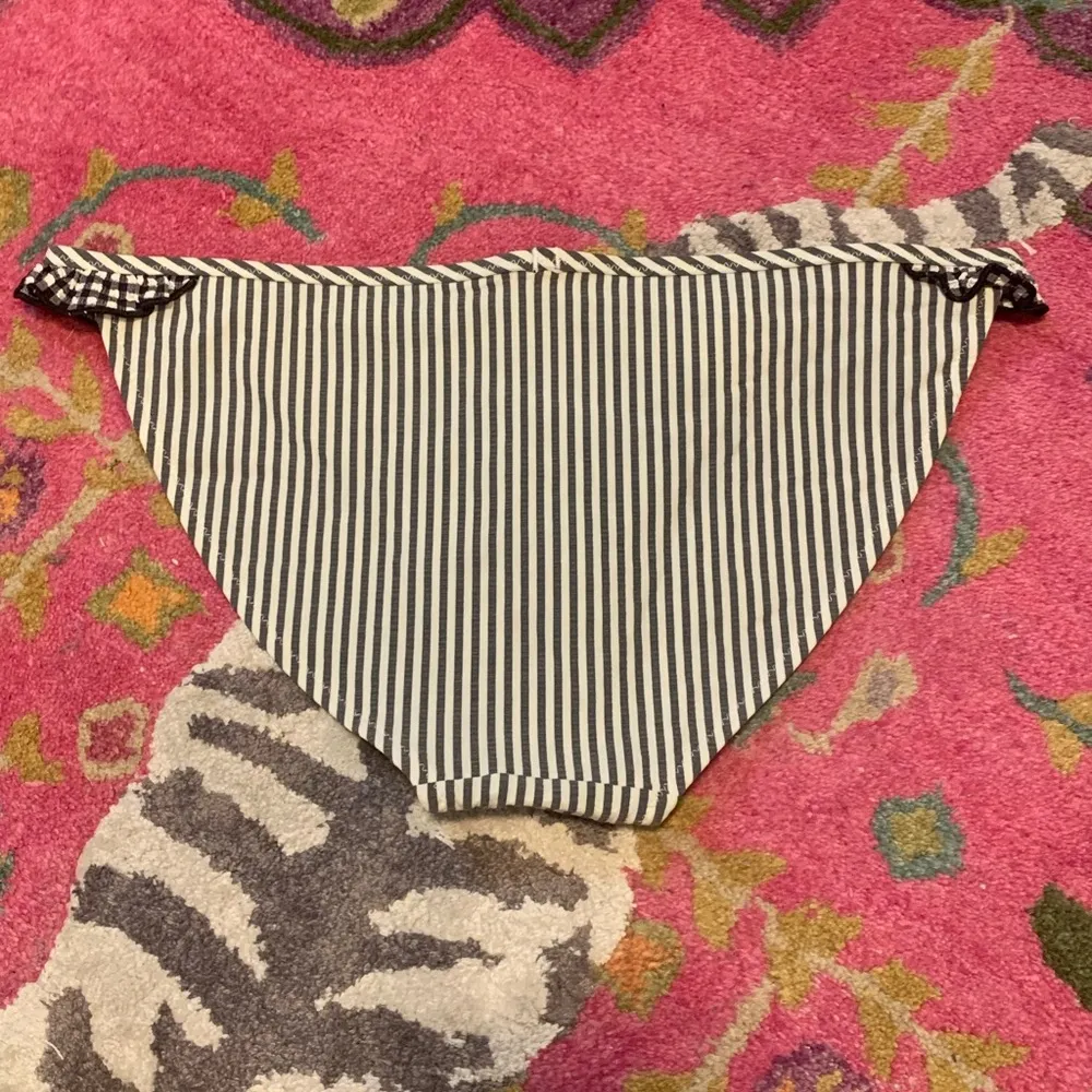 NWT AERIE STRIPED RUFFLE BIKINI BOTTOM - Image 2