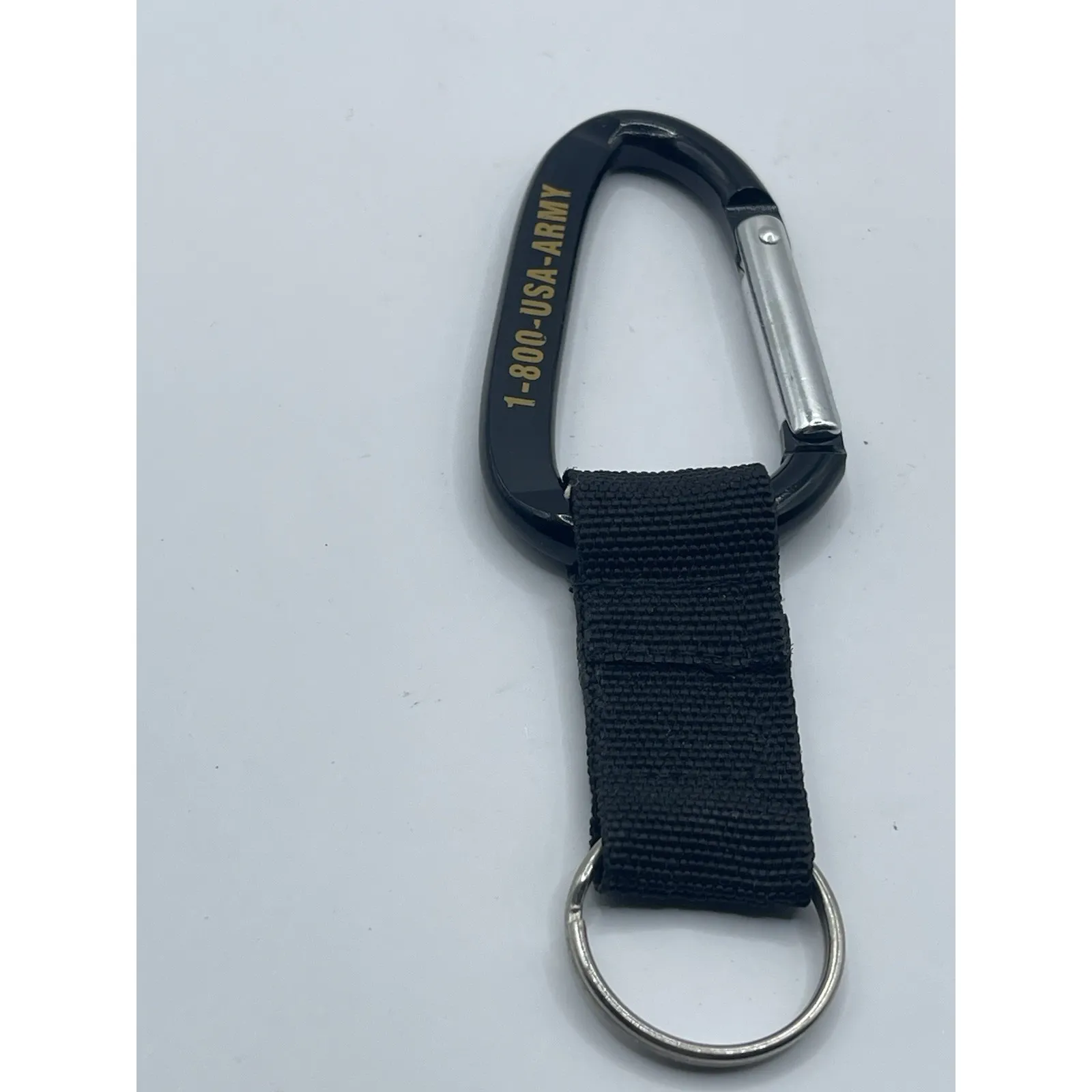 ARMY VETERAN HOOAH EMBROIDERED KEY CHAIN KEY RING - Image 2